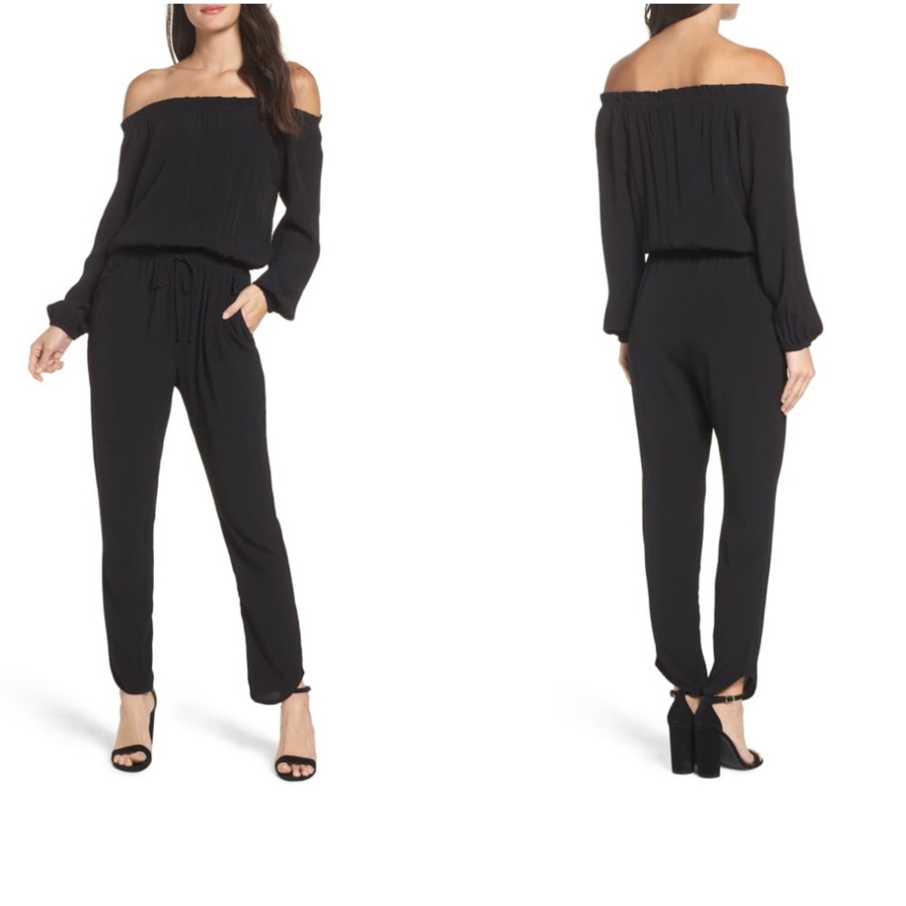 FRAICHE BY J Nordstrom Off the Shoulder Jumpsuit